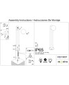 INTERLAKEN * BOLARDO IP65 G9 NEGRO